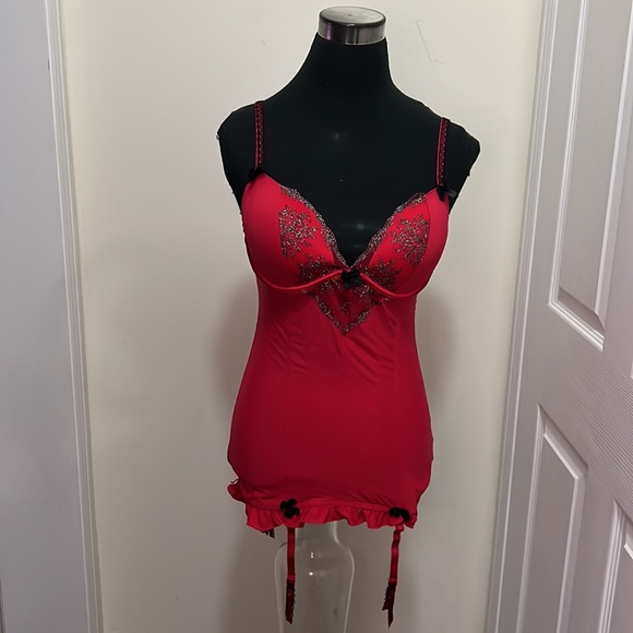 La Vien En Rose Christmas Boxing Day Sleepover Flattering lingerie Size large - Picture 12 of 13
